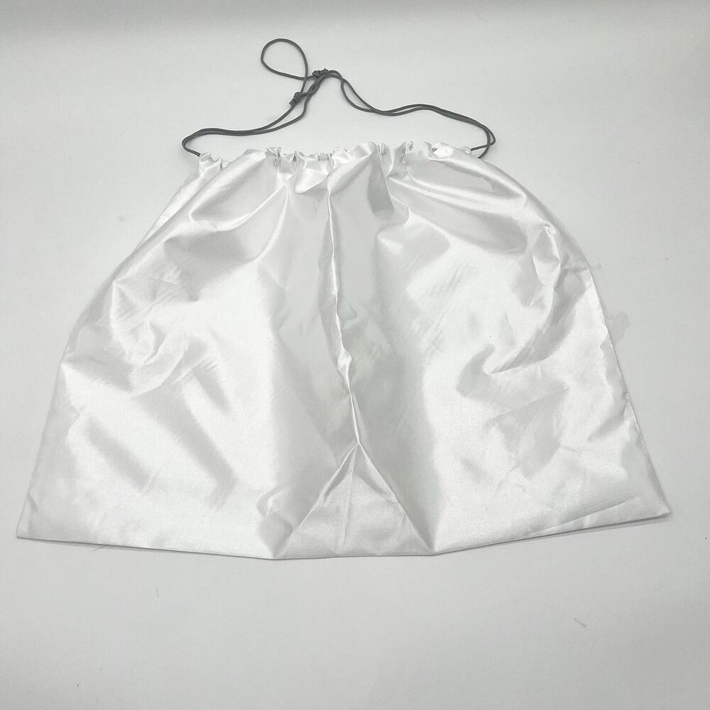 💜 Dustbag, White Satin, Drawstring Closure
